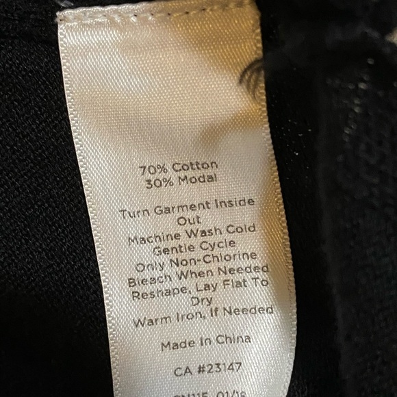 Talbots Women’s Black Size L Keyhole Back Top - Picture 6 of 6